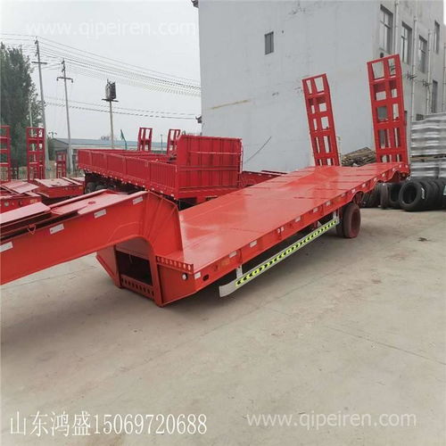 梁山業(yè)駿爬梯購機(jī)低平板半掛車載重、價格及配件廠家全解析